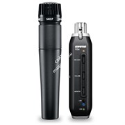 SHURE SM57-X2U динамический кардиоидный инструментальный микрофон с XLR-to-USB адаптером для подключения к ПК