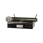 SHURE BLX24RE/B58 K3E 606-630 MHz радиосистема вокальная с капсюлем микрофона BETA 58. Кронштейны для крепления в рэк
