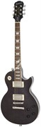 EPIPHONE LES PAUL TRIBUTE PLUS 60's MIDNIGHT EBONY электрогитара с кейсом, цвет прозрачный чёрный EPIPHONE LES PAUL TRIBUTE PLUS 60's MIDNIGHT EBONY электрогитара с кейсом, цвет прозрачный чёрный