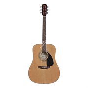 FENDER FA-115 DREADNOUGHT PACK, NAT комплект: акустическая гитара, струны, ремень, медиаторы