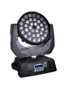 IW36-15 Zoom
Прожектор IW36-15 Zoom
Вращающаяся голова, 36 светодиодов 6-in-1 (RGBWAUV). Zoom 8° - 60°. Раn 540° Tilt 280°. Электронный диммер 0-100%. Строб 0-12 вспышек в секунду. Управление: DMX512 13/18 каналов, звуковая активация, IW36-15 Zoom
Прожектор IW36-15 Zoom
Вращающаяся голова, 36 светодиодов 6-in-1 (RGBWAUV). Zoom 8° - 60°. Раn 540° Tilt 280°. Электронный диммер 0-100%. Строб 0-12 вспышек в секунду. Управление: DMX512 13/18 каналов, звуковая активация,