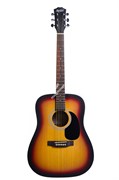 ROCKDALE SDN-SB DREADNOUGHT SUNBURST акустическая гитара, дредноут, цвет санбёрст