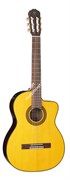 TAKAMINE GC5CE NAT классическая электроакустическая гитара, топ из массива ели, цвет натуральный
