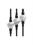 LB-100 LED Ball, 0.85m. (8 Pixels)
                Световой эффект LB-100 LED Ball, 0.85m. (8 Pixels)
Элемент системы подвесных светодиодных шаров (7 led шаров (RGB)), шаг пикселя 120 мм., диаметр шара 34 мм., угол обзора 360°, 21 канал управления DMX 512