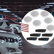 Комплект системы оповещения для торговых центров до 1000 квадратных метров