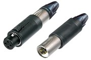 Разъем XLR кабельный, 3 контакта, универсальный: гнездо-штекер