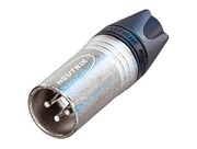 Разъем XLR кабельный, 3 контакта, штекер, для кабеля диаметром 8-10мм (100 штук)
