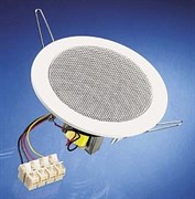 Потолочный громкоговоритель 10 см, 100 В, IP 54, белый  (Art.50111)