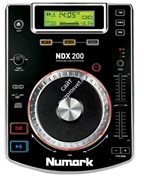 NUMARK NDX200, настольный CD-плеер, воспроизведение CD и CD-R дисков, большие колёса, Anti-Shock, seamless looping