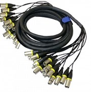 Аудио мультикор 8XLR x 8XLR, длина 20 м