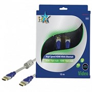 HQSV-400-7.5 - Кабель HDMI male 19 pins -HDMI male 19 pins, L= 7.5м, Версия : 1.4