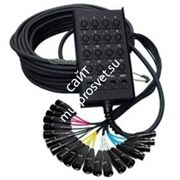 HORIZON SMC1604FBX-150 мультикор,16 входов, 4 выхода на разъемах XLR Female, длина 45 метров