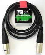 Кабель цифровой XLR штекер - XLR гнездо длиной 1 метр (TSK1038, NC3MXX, NC3FXX)