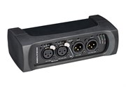 Neutrik NA2-IO-DPRO Сетевой аудио интерфейс DANTE/аналог/AES. 2хXLR f мик./лин. и  AES (CH2) вх., 2хXLR m аналог и AES (CH2) вых., 2хNeutricon (Prim./Sec.), PoE. ПО DSPRO Controller: переключение вх. мик./лин./AES, фантом 48В, мьют, усиление (до 67дБ), HP