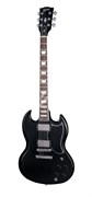 GIBSON SG STANDARD 2018 EBONY электрогитара, цвет черный, кейс
