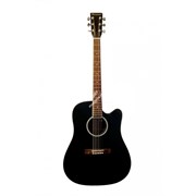 BEAUMONT DG80CE/BK - электроакустическая гитара с вырезом