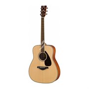 YAMAHA FG820 N - акустическая гитара, дредноут, верхняя дека массив ели, цвет натуральный