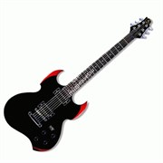 GregBennett CA2/BK - Электрогитара, тип Gibson, 22 лада 24 3/4&quot;, Duncan HH, 2V+2T, цвет черный