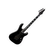 Samick MR30FR/LBK - Электрогитара, 24л., H/H, 1V/1T, цвет черный.