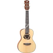 Luna UKE DPN SPR - укулеле концертная,ель,цв. натур.матовый чехол в комплекте
