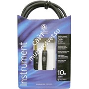 PLANET WAVES PW-G-10 - проф. инструментальный кабель, джек<->джек, длина 3м