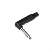 Amphenol ACPM-RB - 1/4” (6.35мм) Phone моно штекер, угловой, металлический корпус, цвет-черный