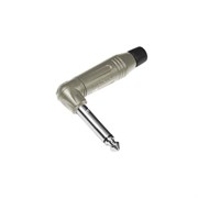 Amphenol ACPM-RN - 1/4” (6.35мм) Phone моно штекер, угловой, металлический корпус, цвет-никель