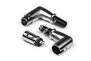 INVOTONE XLR3F200C - разъём XLR 3Р, угловой,  кабельный, мама, корпус металл/ пластик