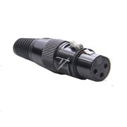 INVOTONE XLR3F300 - разъём XLR 3Р,  кабельный, мама, корпус металл/ пластик