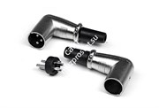 INVOTONE XLR3M200C - разъем XLR 3Р, папа, кабельный, угловой, корпус металл