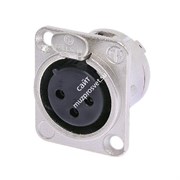 NEUTRIK NC3FD-L-1 - панельный разъем XLR (мама)