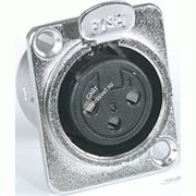 PROEL XLR3FDL - разъем XLR 3Р, мама, панельный,  корпус металл