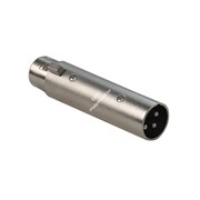 INVOTONE AD355 - переходник 3P XLR папа &lt;>3P XLR мама, корпус металл