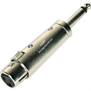 INVOTONE AD300 - переходник 3P XLR мама &lt;>6.35мм моно джек папа, корпус металл