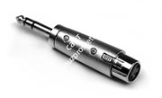 INVOTONE AD310 - переходник 3P XLR мама &lt;>6.35мм стерео джек папа,  корпус металл