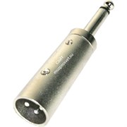 INVOTONE AD320 - переходник 3P XLR папа &lt;>6.35мм моно джек папа,  корпус металл