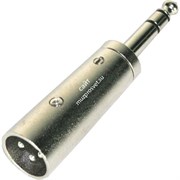INVOTONE AD330 - переходник 3P XLR папа &lt;>6.35мм стерео джек папа,  корпус металл