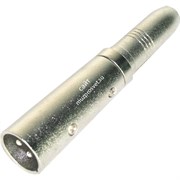 INVOTONE AD340 - переходник 3P XLR папа &lt;>6.35мм моно джек мама, корпус металл