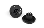 INVOTONE SPK4MR - разъем Speaker Connector блочный,  4pin, мама, круглый фланец, корпус пластик