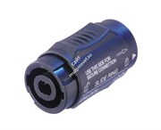 NEUTRIK NL4MMX - переходник Speakon-Speakon, 4-х контактный, ("бочонок")