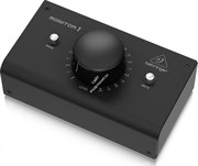 Behringer MONITOR1 настольный регулятор уровня сигнала, пассивный, балансный, контроллер мониторов, XLR I/O, mini-Jack I/O, MONO, MUTE