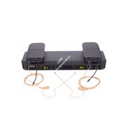SHURE BLX188E/MX53 M17 662-686 MHz двухканальная радиосистема с двумя головными микрофонами MX153