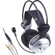 INVOTONE H500M - Наушники с микрофоном,открытые,динам.32 Ом,102 дБ,20…20000 Гц,80мВт,Jack-миниJack