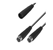 Neumann AC 21 - Y-кабель с одним XLR 5 M и двумя разъемами XLR 3 F
