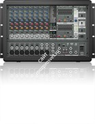BEHRINGER PMP1680S - микшер со встроен усилит,рэковый,2х800 Вт,6 моно,2 стерео, эквалайзер, эффекты