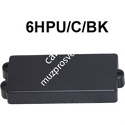 DR. PARTS 6HPU/C/BK - звукосниматель humb для 6-струнной бас гитары, закрытый, чёрн.