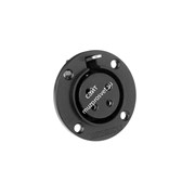 AMPHENOL AP-4-13 - разъем блочный  4 контакта, "мама ",  корпус - пластик, круглый.фланец, черный