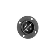 AMPHENOL AP-4-14 - разъем блочный  4 контакта, "папа",  корпус - пластик, круглый.фланец, черный