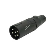AMPHENOL AP-6-12 - разъем кабельный  6 контактов, "папа", корпус - пластик, черный