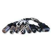 RME BO9632-XLRMKH Analog BreakoutCable Bal балансный 15pole SubD на 4 x XLR Analog, 2 x MIDI, 1 x Phones, для HDSP 9632, HDSPe AIO аналоговый балансный кабель